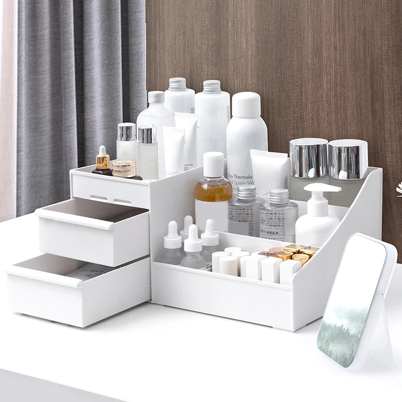 Plastic Desktop Makeup Cosmetic Organizer Storage Box Jewelry Nail Polish Container With Drawersmultifunctional Katze Para Porta
Plastic Desktop Makeup Cosmetic Organizer Storage Box Jewelry Nail Polish Container With Drawersmultifunctional Katze Para Porta