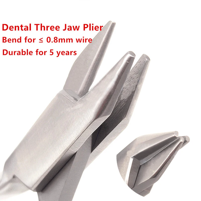 1Pcs Dental Orthodontic Aderer Three Jaw Pliers For Contouring And Wire Bending Lab
1Pcs Dental Orthodontic Aderer Three Jaw Pliers For Contouring And Wire Bending Lab