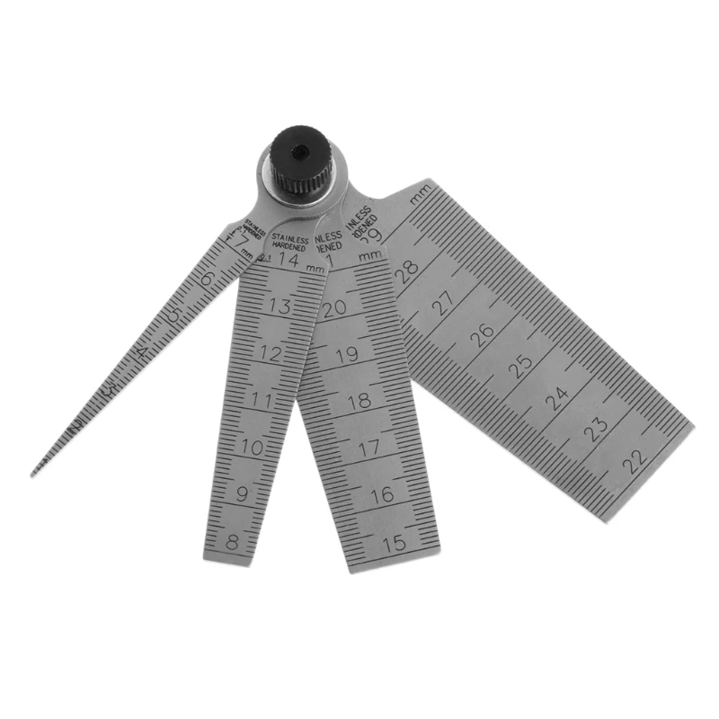 Welding Taper Gauge Set 0-29mm Stainless Steel Welding for Gap Depth Ruler Dropship
Welding Taper Gauge Set 0-29mm Stainless Steel Welding for Gap Depth Ruler Dropship