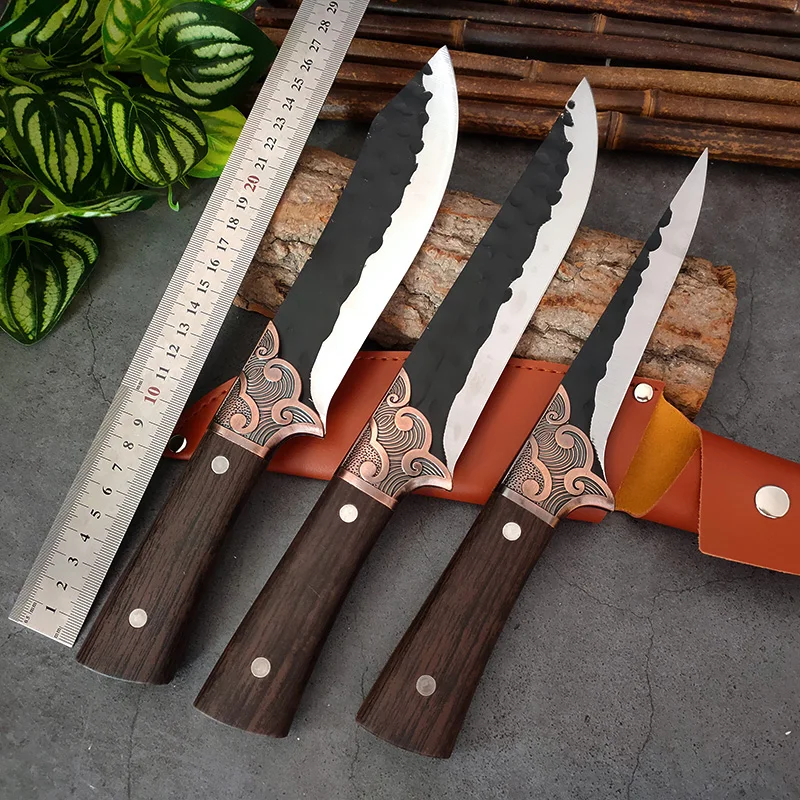 

Plastic Handle Kitchen Knives Butcher Boning Knife Cleaver Meat Beef Fish Slicing Knife Chef Knife Stainless Steel Outdoor Knife