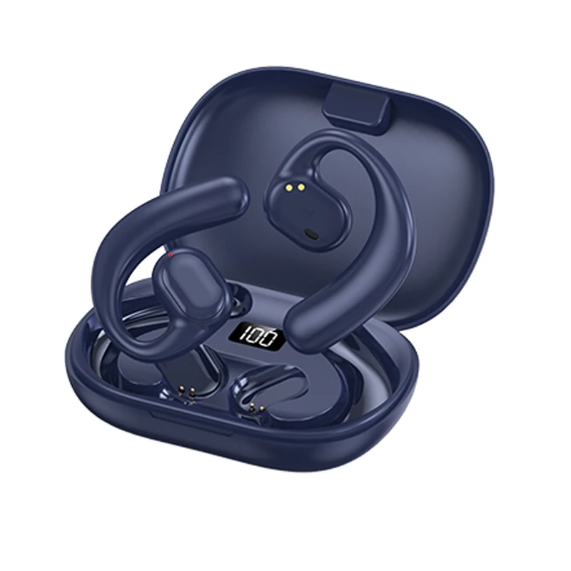 Air Conduction Bluetooth Earphones Not-in Ear Sport Led Display Wireless Headphones HiFi Stereo Earbuds Headsets with Microphone
Air Conduction Bluetooth Earphones Not-in Ear Sport Led Display Wireless Headphones HiFi Stereo Earbuds Headsets with Microphone