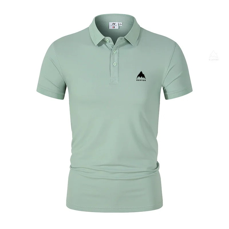 Men's Short Sleeve Business Casual Polo Shirt Contrast Color Polo Shirt BURTON New Summer Streetwear Casual Fashion Men tops 
Men's Short Sleeve Business Casual Polo Shirt Contrast Color Polo Shirt BURTON New Summer Streetwear Casual Fashion Men tops