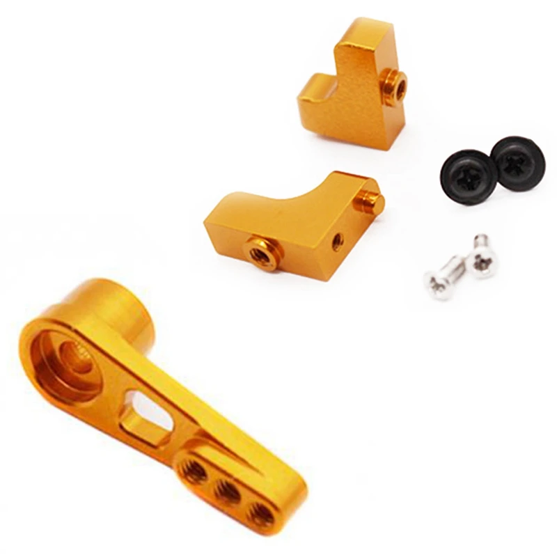 NEW-2Pcs Servo Seat 1/18 Rc Car Parts Metal Parts & 1Pcs 25T Servo Arm Horn For Wltoys RC Car Parts,Yellow
NEW-2Pcs Servo Seat 1/18 Rc Car Parts Metal Parts & 1Pcs 25T Servo Arm Horn For Wltoys RC Car Parts,Yellow