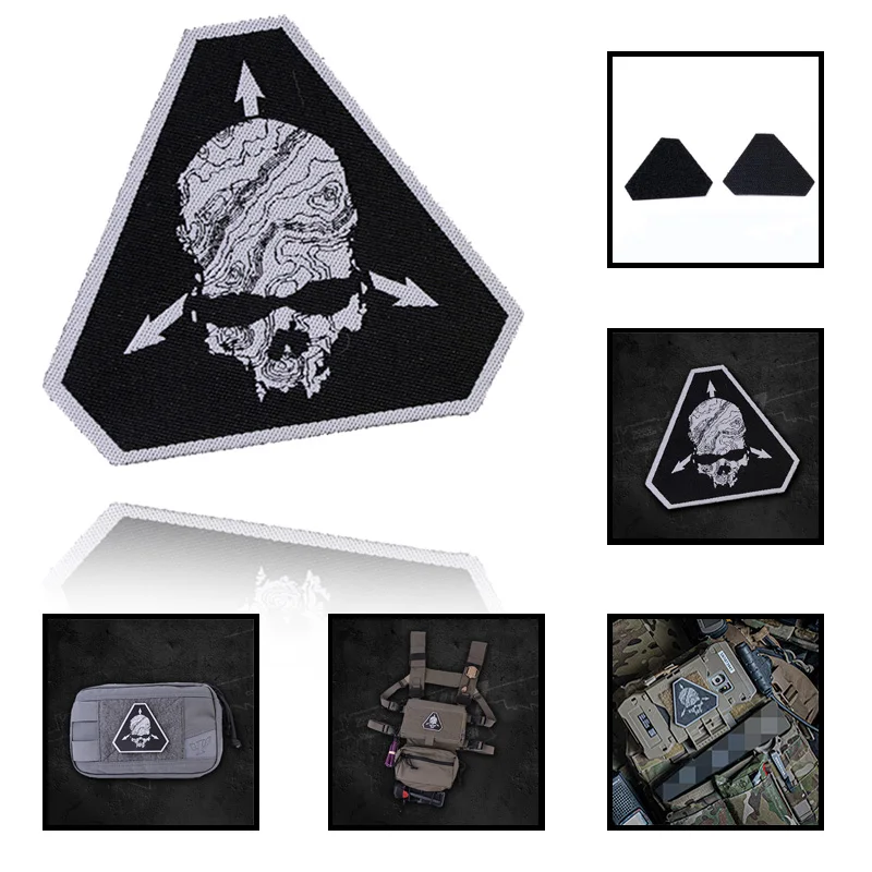 

Tactical Velcro TAD Mission Ability Chapter Hook And Loop Panel Skeleton Mission Tactical Outdoor Personality Morale Stickers