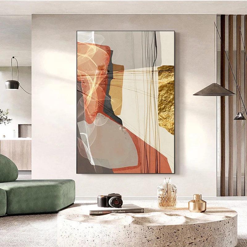 Modern Abstract Gold foil lines Brown Canvas Art Paintings For Living Room Bedroom Posters And Prints Wall Poster Home Decor
Modern Abstract Gold foil lines Brown Canvas Art Paintings For Living Room Bedroom Posters And Prints Wall Poster Home Decor