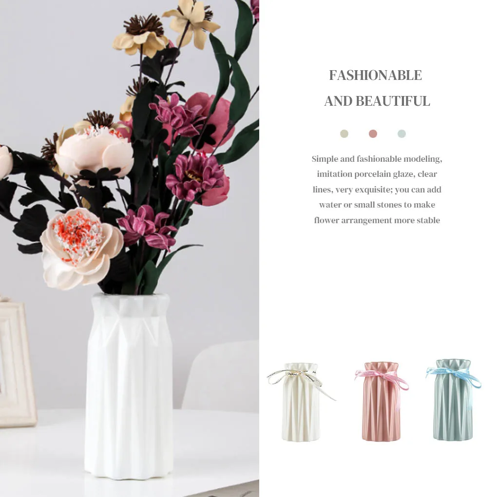 Modern Geometric Flower Vase Home Flower Arrangement Living Room Plastic Nordic Style Home Decoration Ornament Home Decoration
Modern Geometric Flower Vase Home Flower Arrangement Living Room Plastic Nordic Style Home Decoration Ornament Home Decoration