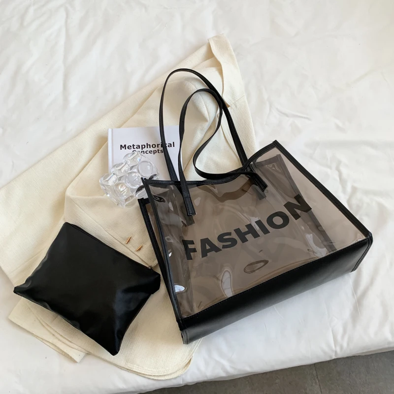 Transparent Handbags for Women Women's Bag Summer 2022 Trend Luxury Designer Handbag 2pc/Set Women Shoulder Bags
Transparent Handbags for Women Women's Bag Summer 2022 Trend Luxury Designer Handbag 2pc/Set Women Shoulder Bags