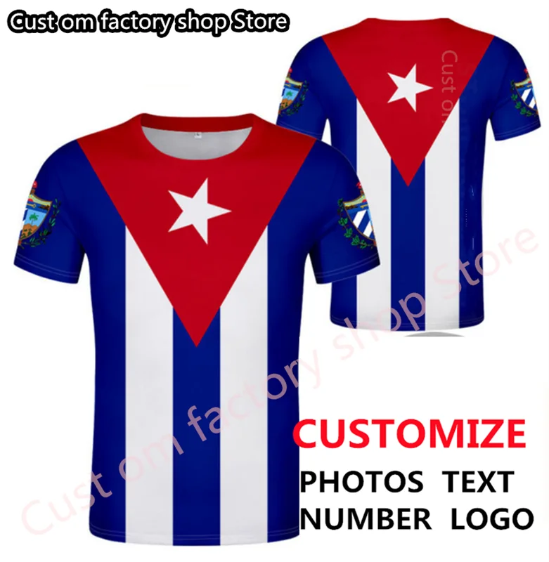 CUBA t shirt diy free custom made name number t-shirt nation flags spanish country Men Tshirt hip hop Harajuku Gothic T shirt
CUBA t shirt diy free custom made name number t-shirt nation flags spanish country Men Tshirt hip hop Harajuku Gothic T shirt