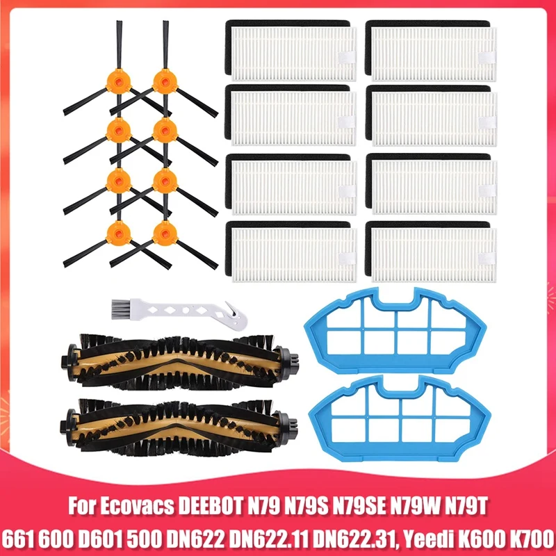 Replacement Accessories Kit For Ecovacs Deebot N79S N79 DN622 DN622.11 DN622.31 N79W N79SE Robot Vacuum Cleaner
Replacement Accessories Kit For Ecovacs Deebot N79S N79 DN622 DN622.11 DN622.31 N79W N79SE Robot Vacuum Cleaner