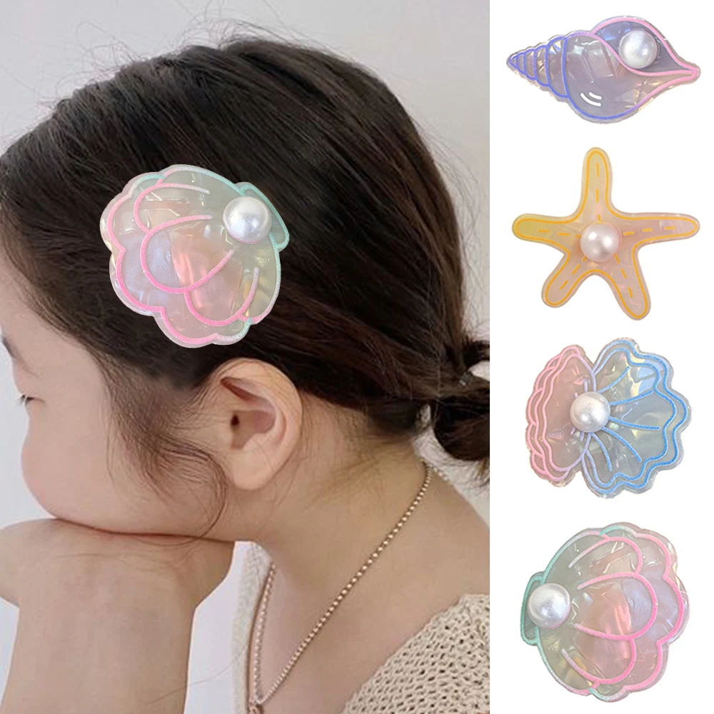 Fantasy Conch Hairpin Starfish Pearl Shell Hairpins Sea Star Acrylic Duckbill Clip Elegant Women Elegant Hair Styling Accessory
Fantasy Conch Hairpin Starfish Pearl Shell Hairpins Sea Star Acrylic Duckbill Clip Elegant Women Elegant Hair Styling Accessory
