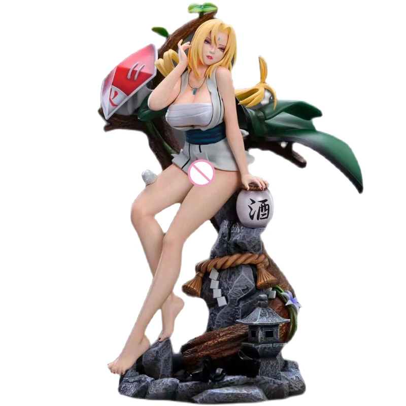 

Anime Naruto Figure GK Hyuga Hinata Tsunade Eroyuunojyutsu Uzumaki PVC Action Figures Sexy Girl Collectible Model Halloween Gift