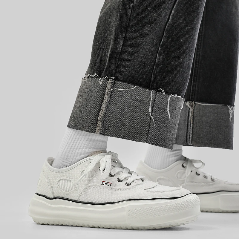 Niche Men's Shoes Trendy Men's Shoes Unique Stitching Men's Shoes Canvas Casual Shoes Fashionable All-match Men's Sports Shoes
Niche Men's Shoes Trendy Men's Shoes Unique Stitching Men's Shoes Canvas Casual Shoes Fashionable All-match Men's Sports Shoes