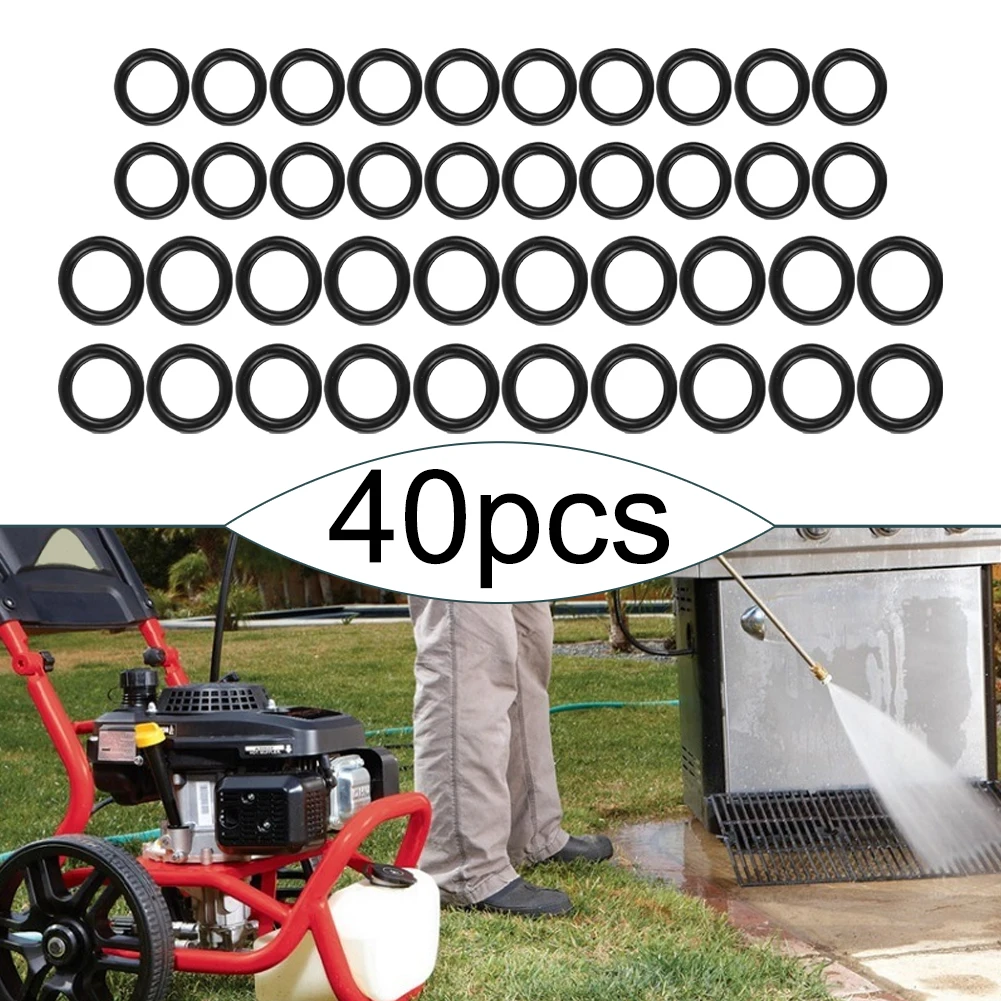 40Pcs/Set 1/4 M22 + 3/8 O-Rings Rubber Rings High Pressure Seal For Pressure Washer Hose Quick Disconnect Connector Tools
40Pcs/Set 1/4 M22 + 3/8 O-Rings Rubber Rings High Pressure Seal For Pressure Washer Hose Quick Disconnect Connector Tools