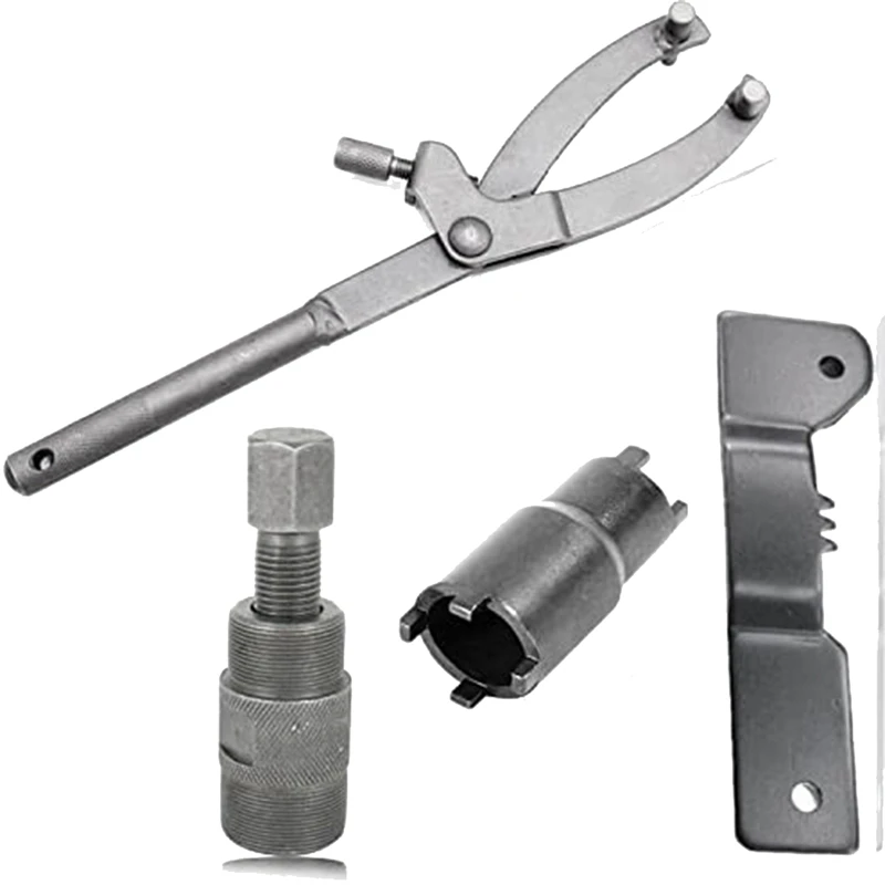 4Pcs Flywheel Variator Holding Remove Tools 24Mm 27Mm Magneto Flywheel Puller And 20Mm 24Mm Clutch Lock For NUT Spanner Tool
4Pcs Flywheel Variator Holding Remove Tools 24Mm 27Mm Magneto Flywheel Puller And 20Mm 24Mm Clutch Lock For NUT Spanner Tool