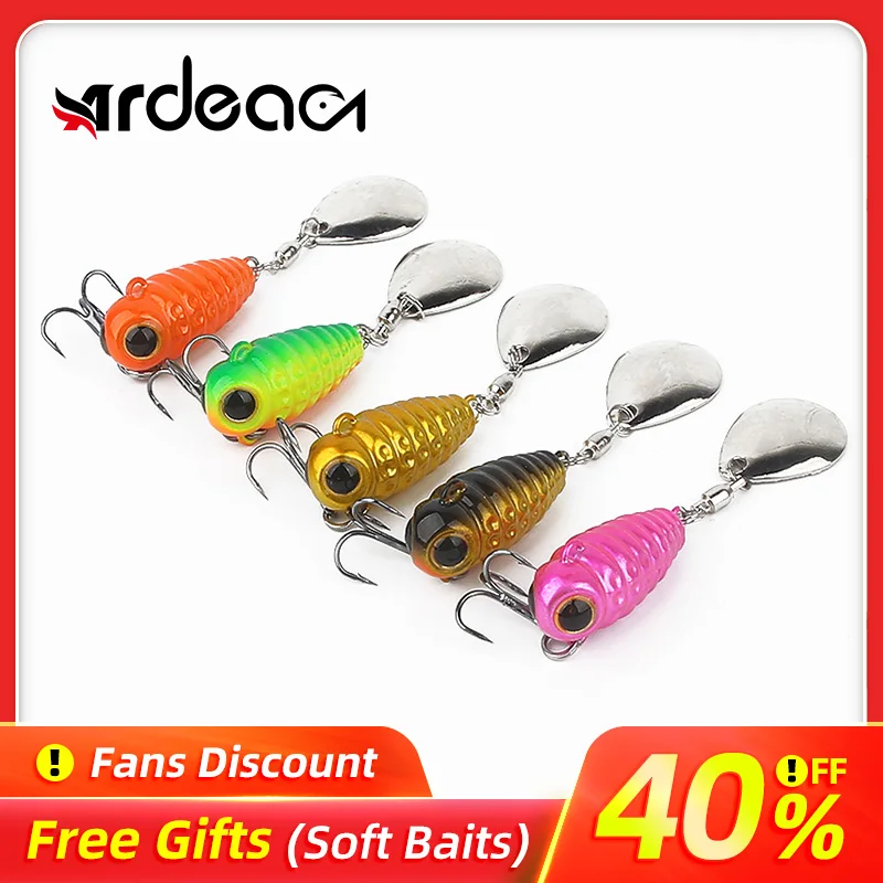 Ardea Rotating Mini Metal Laser VIB Vibration Jigging Fishing Lure Skirt Slow Jig Crankbait Sequins Trout Spoon Winter Ice Bait
Ardea Rotating Mini Metal Laser VIB Vibration Jigging Fishing Lure Skirt Slow Jig Crankbait Sequins Trout Spoon Winter Ice Bait