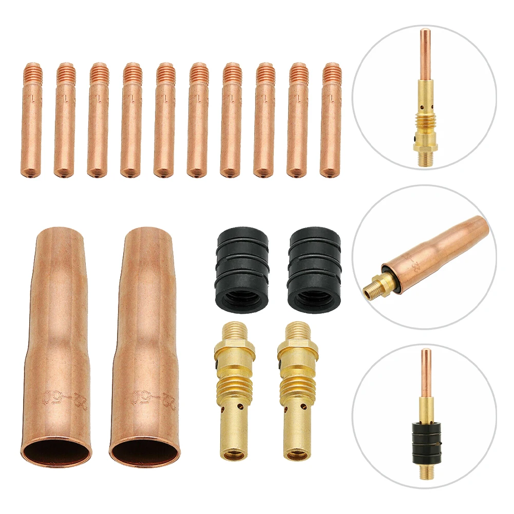 MIG Welding Torch Gas Nozzle 22-50 Kit M7 .035\" Nozzle Adapter 32 Nozzle Diffuser Tip Accessory Contact 14-45
MIG Welding Torch Gas Nozzle 22-50 Kit M7 .035\" Nozzle Adapter 32 Nozzle Diffuser Tip Accessory Contact 14-45
