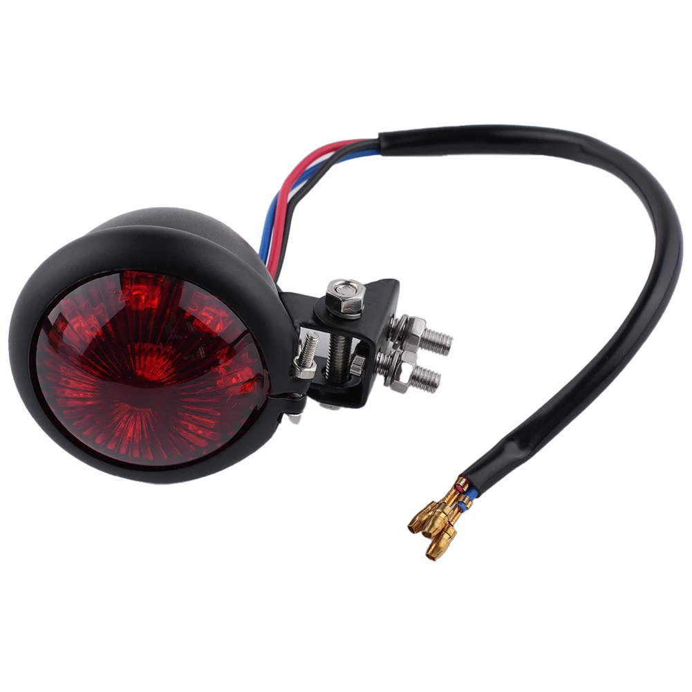 1x 12V LED Motorcycle Tail Light Brake Lamp For Cruiser Cafe Bobber Chooper Black Shell With Red Len
1x 12V LED Motorcycle Tail Light Brake Lamp For Cruiser Cafe Bobber Chooper Black Shell With Red Len