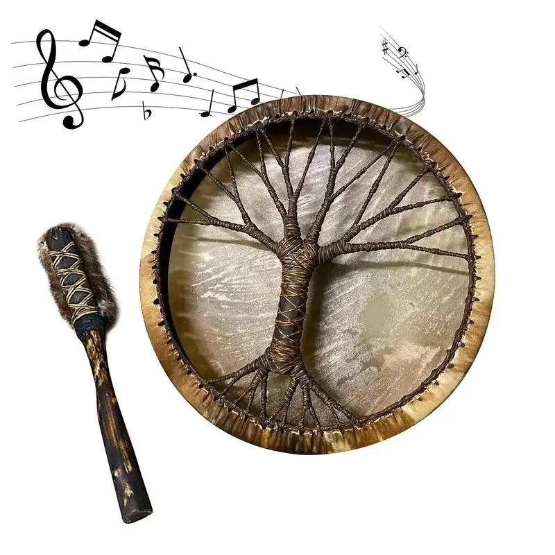 Shaman Drum Tree Of Life Frame Drum Handmade Craft Ornament Easter Gifts Home Decor With Drumstick
Shaman Drum Tree Of Life Frame Drum Handmade Craft Ornament Easter Gifts Home Decor With Drumstick