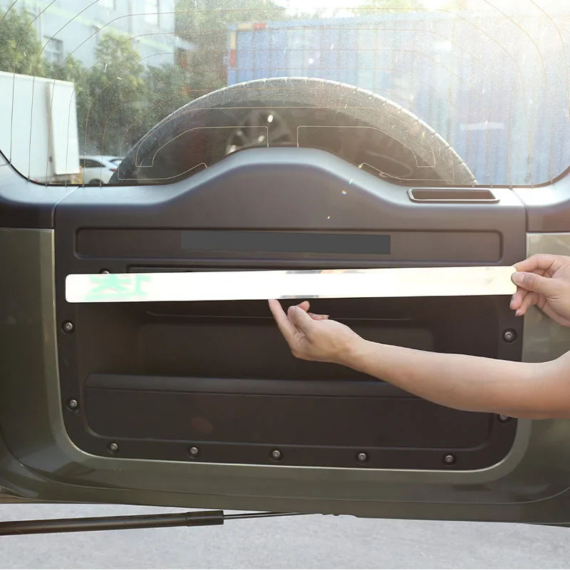 For Land Rover Defender 110 2020 2021 2022 Stainless Steel Trunk Anti-kick Panel Guard LOGO Decorative Board Car Accessories
For Land Rover Defender 110 2020 2021 2022 Stainless Steel Trunk Anti-kick Panel Guard LOGO Decorative Board Car Accessories