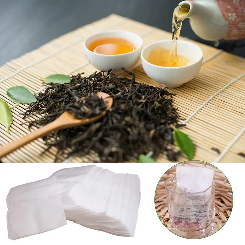 100 Pcs Tea Filter Bags Non-woven Tea Infuser Drawstring Mesh Straining Bag For Loose Leaf DIY Tea Household Kitchen Accessories
100 Pcs Tea Filter Bags Non-woven Tea Infuser Drawstring Mesh Straining Bag For Loose Leaf DIY Tea Household Kitchen Accessories