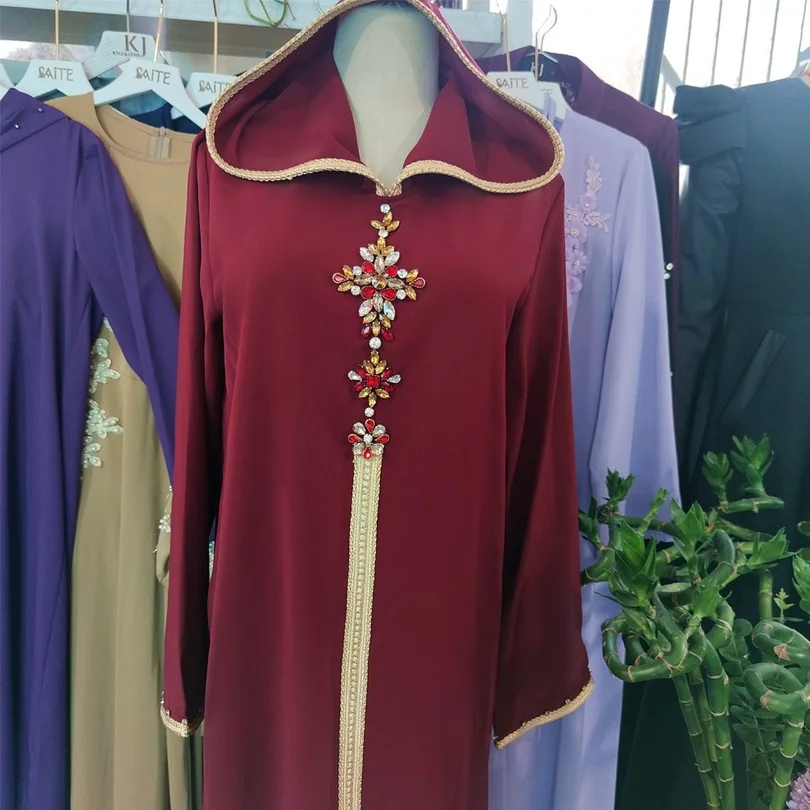 Abaya Дубай, Турция мусульманское платье с капюшоном, женское марокканское платье Caftan, элегантная женская одежда 2021 Eid Mubarak Djellaba Femme
Abaya Дубай, Турция мусульманское платье с капюшоном, женское марокканское платье Caftan, элегантная женская одежда 2021 Eid Mubarak Djellaba Femme