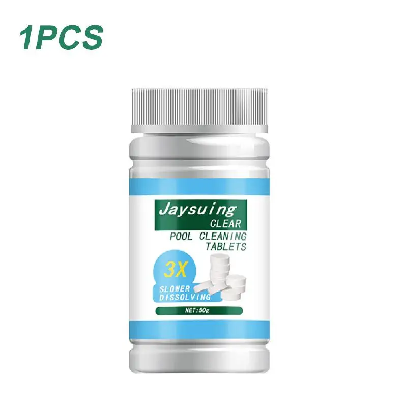 100G Swimming Pool Cleaning Tablets Disinfection Pills Chlorine Tablets Instant Effervescent Pipes Cleaning Water Disinfection
100G Swimming Pool Cleaning Tablets Disinfection Pills Chlorine Tablets Instant Effervescent Pipes Cleaning Water Disinfection