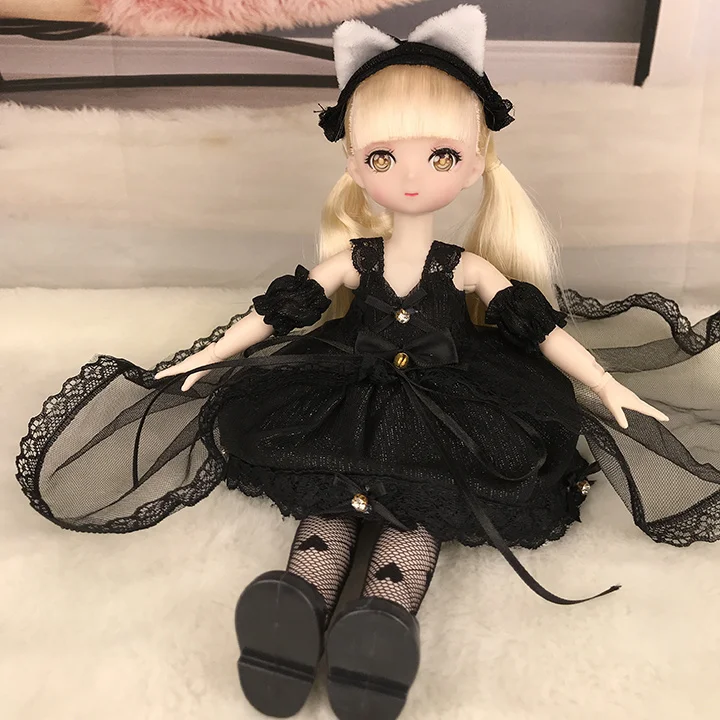 30cm 12 Inch BJD Doll Movable Jointed Doll Full Set Anime Face Body with Fashion Clothes Soft Wig DIY Toys Gift Children Dolls
30cm 12 Inch BJD Doll Movable Jointed Doll Full Set Anime Face Body with Fashion Clothes Soft Wig DIY Toys Gift Children Dolls