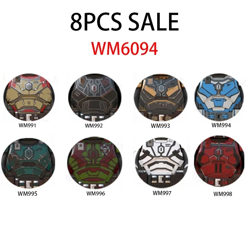 8PCS/SETS WM6094 Army Military Bricks Building Block Components Set Compatible Soldier Armed Forces Birthday Gifts Children Toys
8PCS/SETS WM6094 Army Military Bricks Building Block Components Set Compatible Soldier Armed Forces Birthday Gifts Children Toys