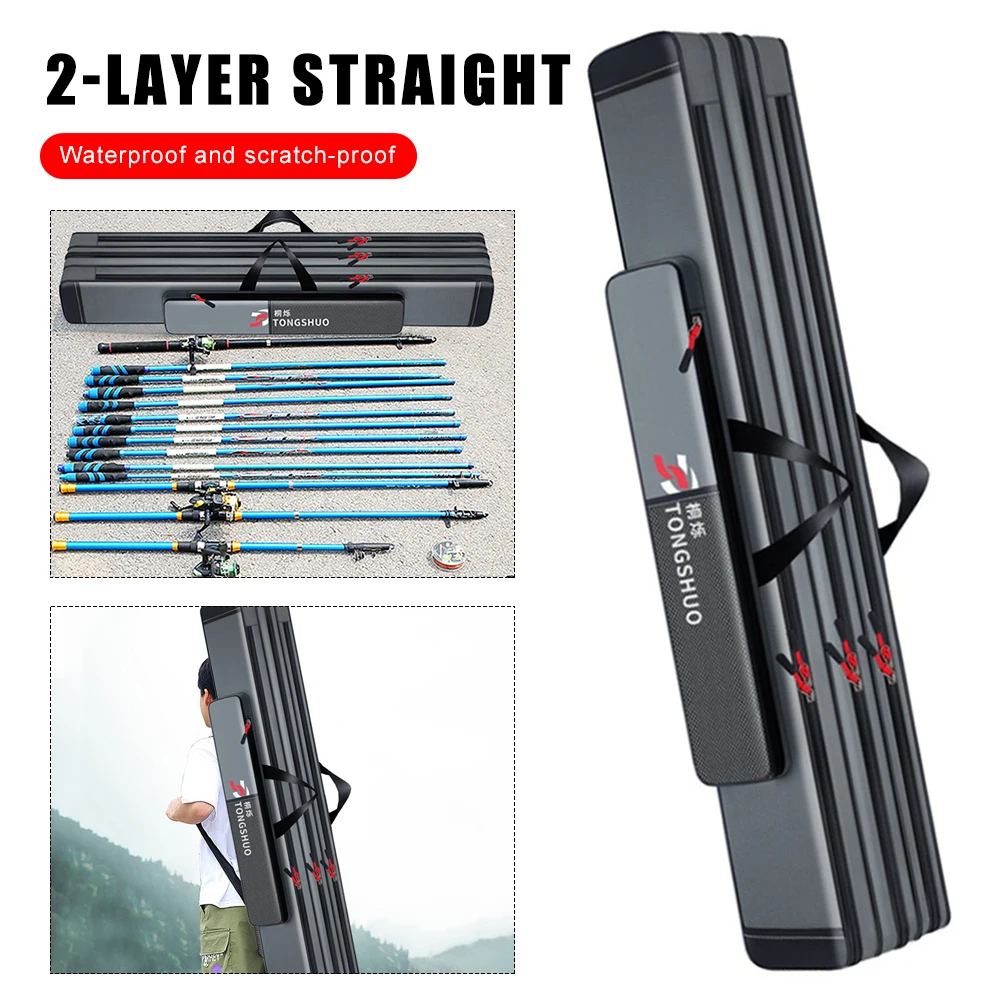 70/80/90cm Portable Fishing Rod Carrier Bag 2-Layer Fishing Rod Case Oxford Fishing Pole Waterproof Storage Bag Fishing Tackle
70/80/90cm Portable Fishing Rod Carrier Bag 2-Layer Fishing Rod Case Oxford Fishing Pole Waterproof Storage Bag Fishing Tackle