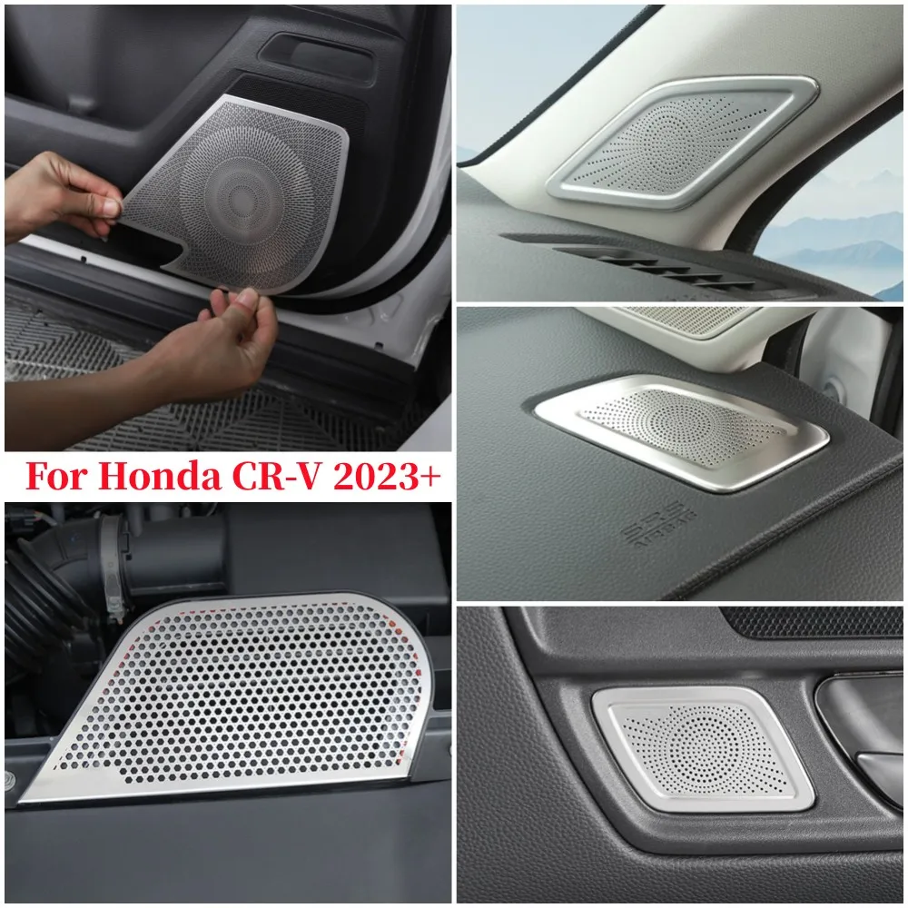 For Honda CR-V CRV 2023 2024 Loudspeaker Cover Trim Stainless Car Door Stereo Audio Sound Speaker Frame Accessories Car Styling
For Honda CR-V CRV 2023 2024 Loudspeaker Cover Trim Stainless Car Door Stereo Audio Sound Speaker Frame Accessories Car Styling