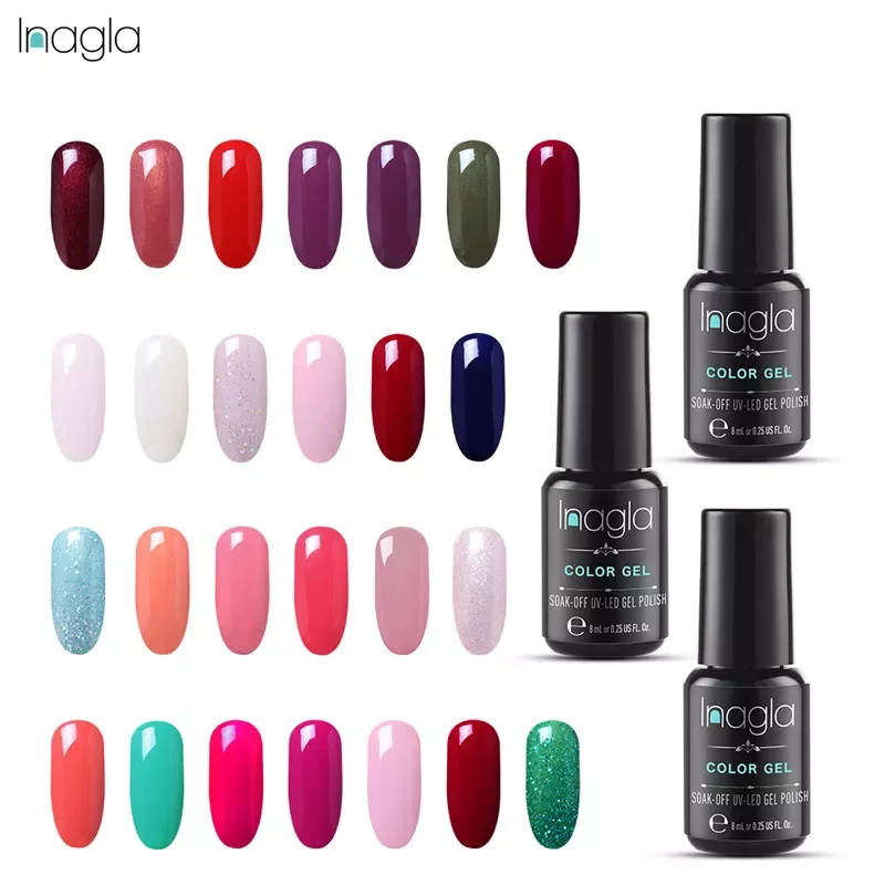 Inagla Pure Colors UV Gel Nail Polish Soak Off Lucky Lacquer Primer Led Hybrid Varnish Semi Permanent Top Base Paint Gellak
Inagla Pure Colors UV Gel Nail Polish Soak Off Lucky Lacquer Primer Led Hybrid Varnish Semi Permanent Top Base Paint Gellak