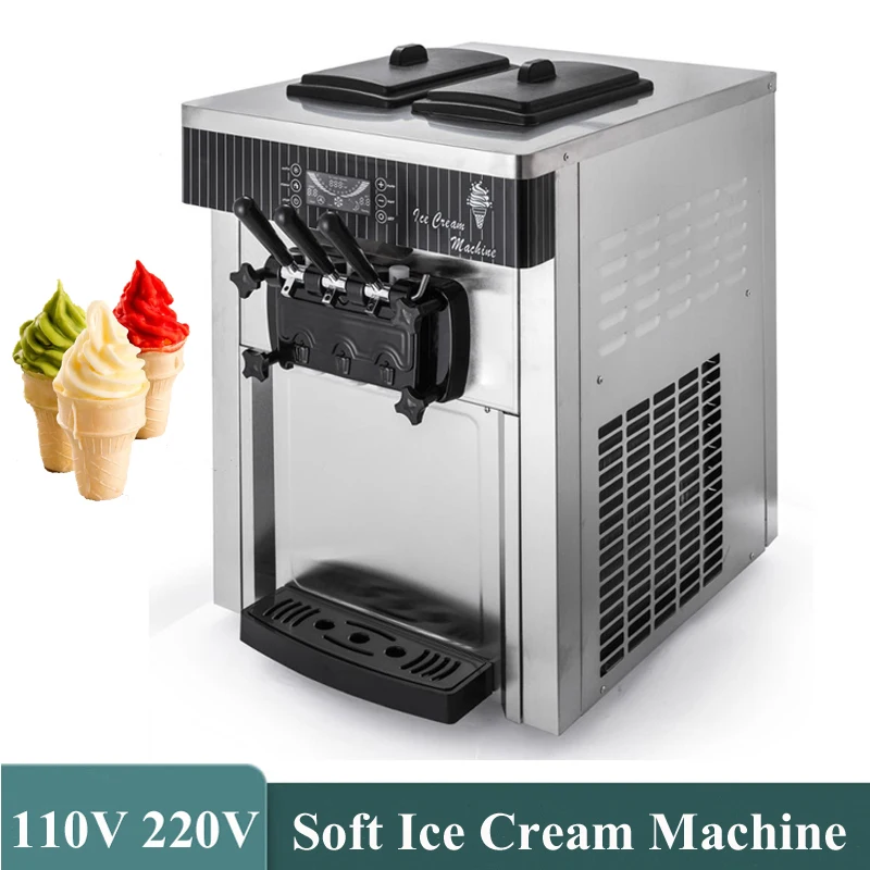 Commercial Soft Serve Ice Cream Maker Sweet Cone Vending Machine Small Desktop Ice Cream Machine 110V 220V
Commercial Soft Serve Ice Cream Maker Sweet Cone Vending Machine Small Desktop Ice Cream Machine 110V 220V