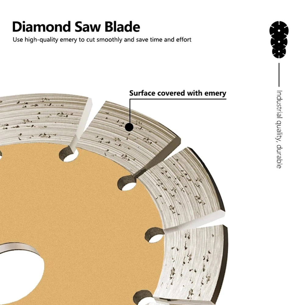 Sanding Disc Diamond Saw Blade Dry-cut For Angle Grinder For Bricks Stone Tile Replacement Spare Parts 10/15mm Bore
Sanding Disc Diamond Saw Blade Dry-cut For Angle Grinder For Bricks Stone Tile Replacement Spare Parts 10/15mm Bore