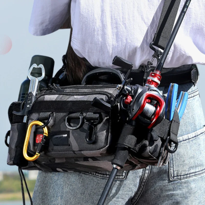Fishing Bag Rod Cover Gear Bag Layer Large Capacity Backpack for Fishing Lure Outdoor Waterproof Storage Multi-pocket Rod Bag
Fishing Bag Rod Cover Gear Bag Layer Large Capacity Backpack for Fishing Lure Outdoor Waterproof Storage Multi-pocket Rod Bag