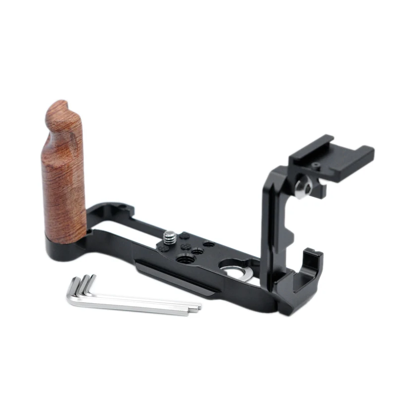 Quick Release Shaped Plate Holder Wooden Handle Protective Hand Grip Camera Bracket With Cold Hot Boot For Fuji X-A7 XA7
Quick Release Shaped Plate Holder Wooden Handle Protective Hand Grip Camera Bracket With Cold Hot Boot For Fuji X-A7 XA7