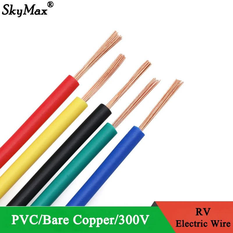 5 Meters Sq 0.3 0.5 0.75 1 1.5 mm RV Fine Wire PVC Insulated Bare Copper Cable 220V Speaker Power Led Electric Electrical Wire 
5 Meters Sq 0.3 0.5 0.75 1 1.5 mm RV Fine Wire PVC Insulated Bare Copper Cable 220V Speaker Power Led Electric Electrical Wire
