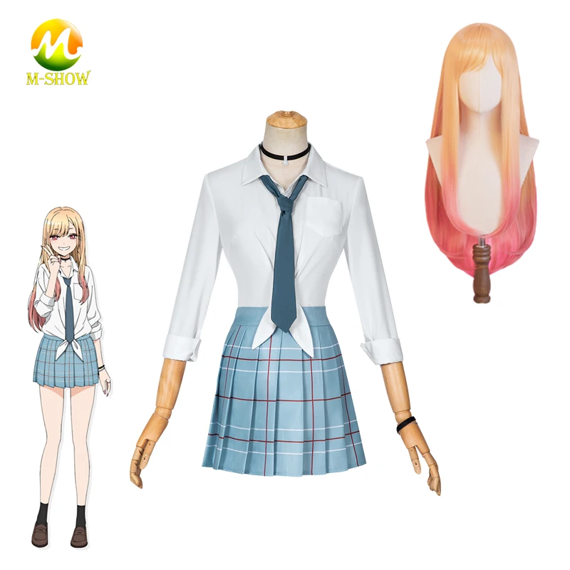 Marin Kitagawa Cosplay My Dress Up Darling Costume JK Shirt Dress School Uniform Skirt Outfit with Socks Tie for Girls
Marin Kitagawa Cosplay My Dress Up Darling Costume JK Shirt Dress School Uniform Skirt Outfit with Socks Tie for Girls