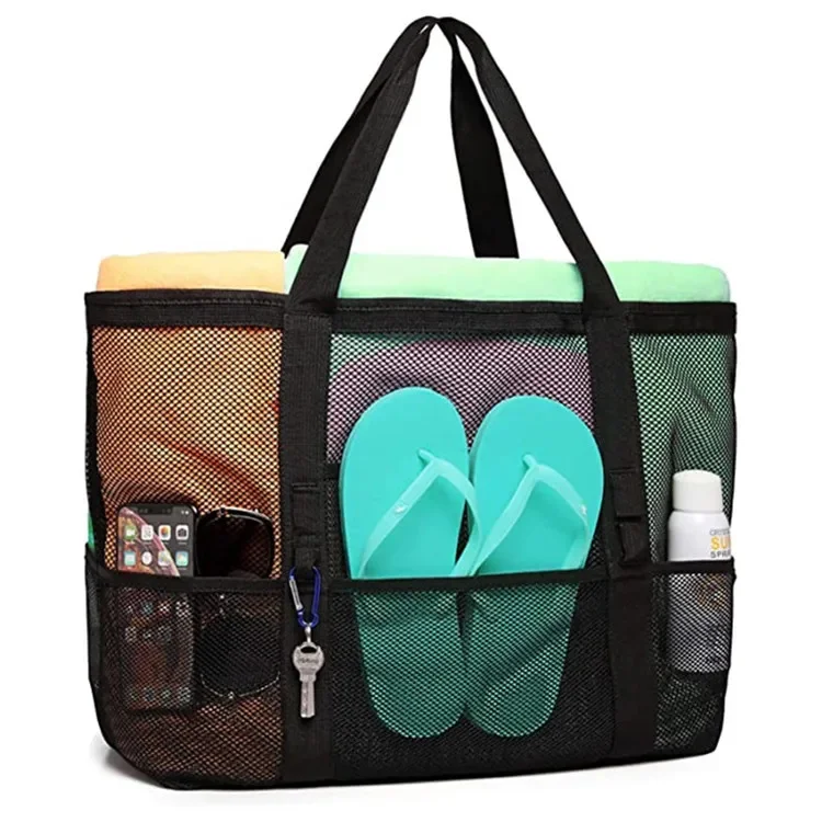 9 Pockets Large Beach Bag For Towels Mesh Durable Picnic Bags For Toys Waterproof Underwear Pocket Beach Tote Bag Summer 2022
9 Pockets Large Beach Bag For Towels Mesh Durable Picnic Bags For Toys Waterproof Underwear Pocket Beach Tote Bag Summer 2022