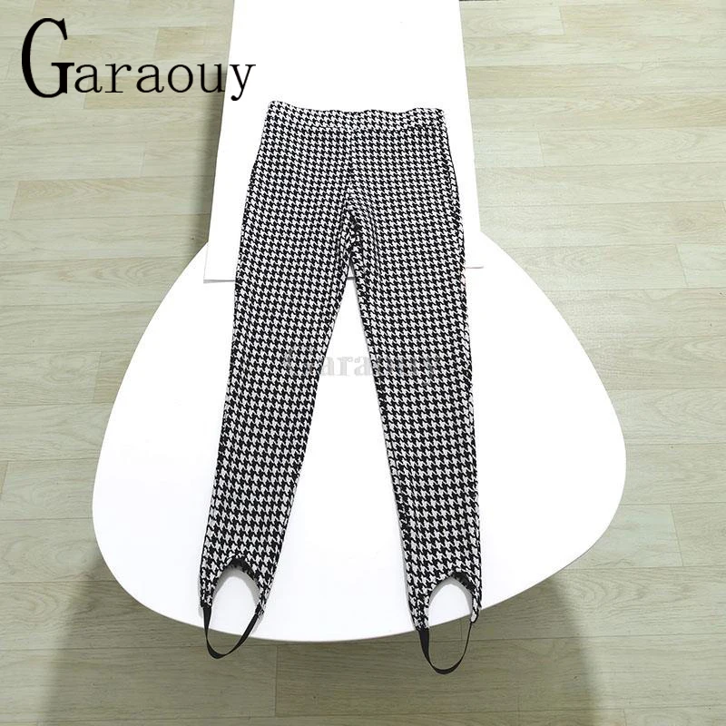 Garaouy 2022 Autumn New Women Vintage Houndstooth Elastic Leggings Pantalones High Waist Basic All-Match Slim Pants Female Mujer
Garaouy 2022 Autumn New Women Vintage Houndstooth Elastic Leggings Pantalones High Waist Basic All-Match Slim Pants Female Mujer