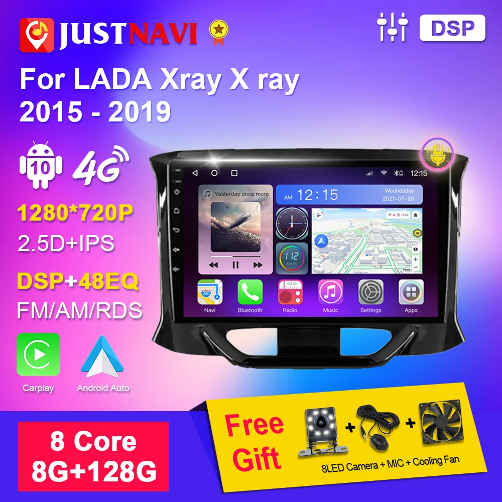 JUSTNAVI Car Radio For LADA Xray X ray 2015-2019 Android 10 Multimedia System IPS Video Auto Player Stereo Navigation GPS DSP
JUSTNAVI Car Radio For LADA Xray X ray 2015-2019 Android 10 Multimedia System IPS Video Auto Player Stereo Navigation GPS DSP