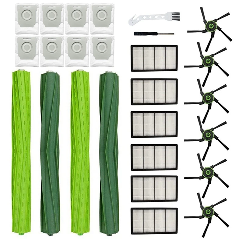 Roller Brush Side Brush Filter Replacement Accessories For Irobot Roomba S Series S9 S9+ Vacuum Cleaner 
Roller Brush Side Brush Filter Replacement Accessories For Irobot Roomba S Series S9 S9+ Vacuum Cleaner