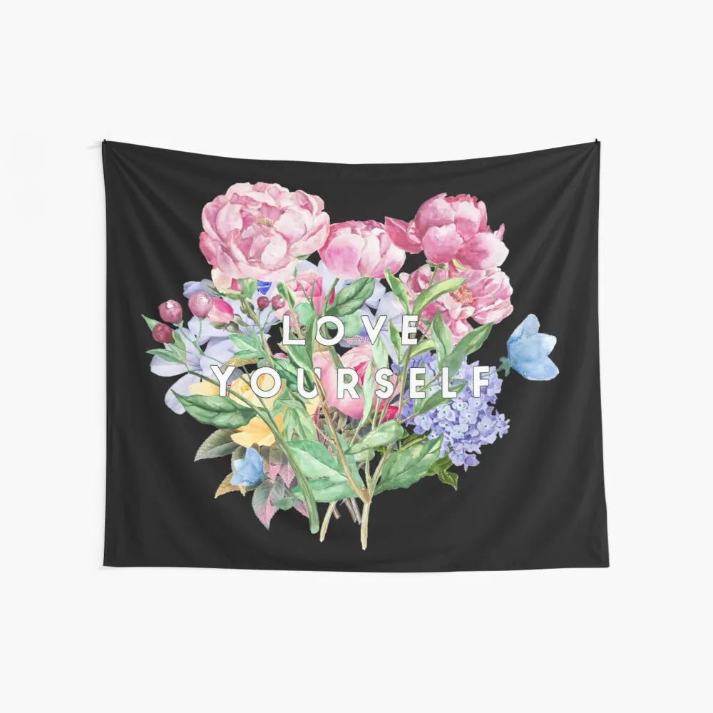 Love Yourself (Black Background) Custom Bedroom Design Decorative Blanket Wall Cover Tapestries
Love Yourself (Black Background) Custom Bedroom Design Decorative Blanket Wall Cover Tapestries