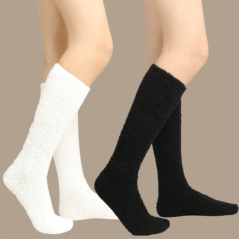Winter Warm Fluffy Long Calf Socks Coral Fleece Socks Cozy Slipper Socks Warm Soft Winter Plush Home Sleeping Socks 
Winter Warm Fluffy Long Calf Socks Coral Fleece Socks Cozy Slipper Socks Warm Soft Winter Plush Home Sleeping Socks