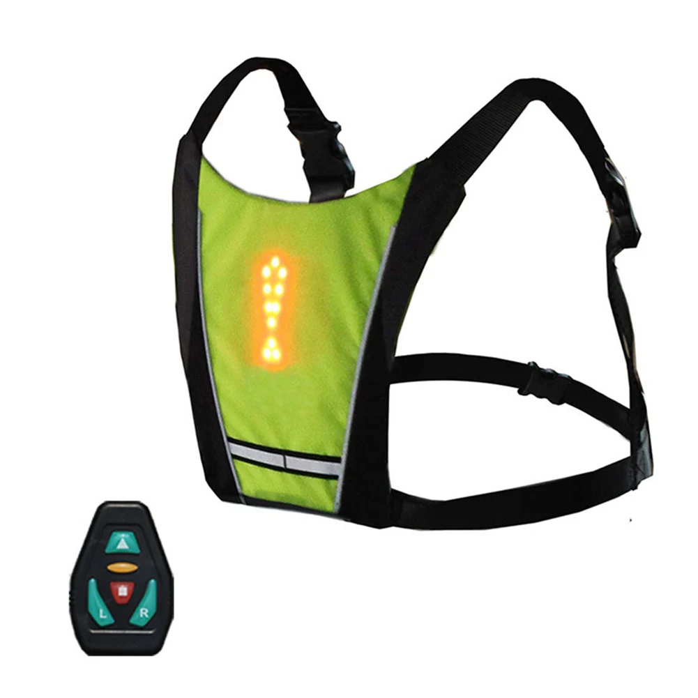 LED Turn Signal Vest USB Rechargeable Reflective Cycling Backpack Safety Warning Direction Backpack For Niight Cycling
LED Turn Signal Vest USB Rechargeable Reflective Cycling Backpack Safety Warning Direction Backpack For Niight Cycling