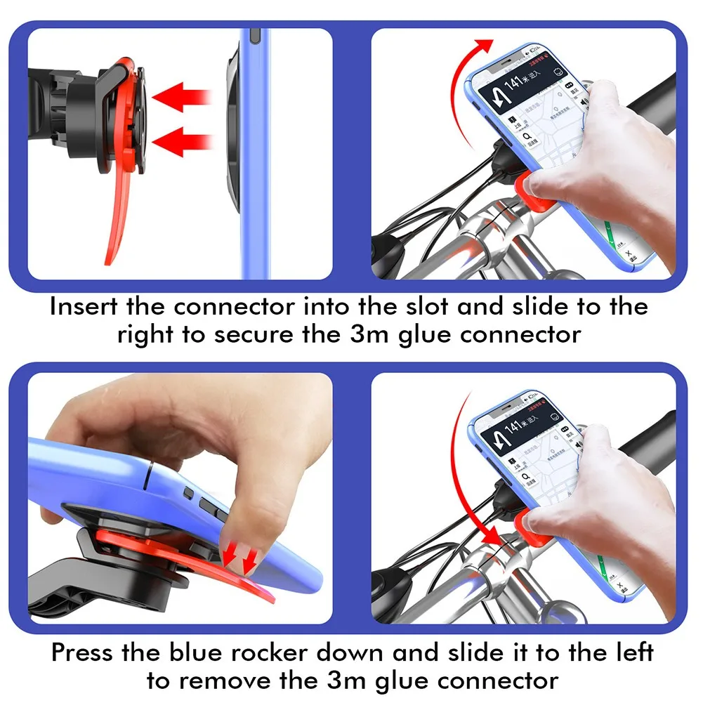 Detachable 360° Rotation Cell Phone Mount Holder Navigation Bracket For Bicycle Motorcycle MTB Bike Cycling Phone Holder
Detachable 360° Rotation Cell Phone Mount Holder Navigation Bracket For Bicycle Motorcycle MTB Bike Cycling Phone Holder