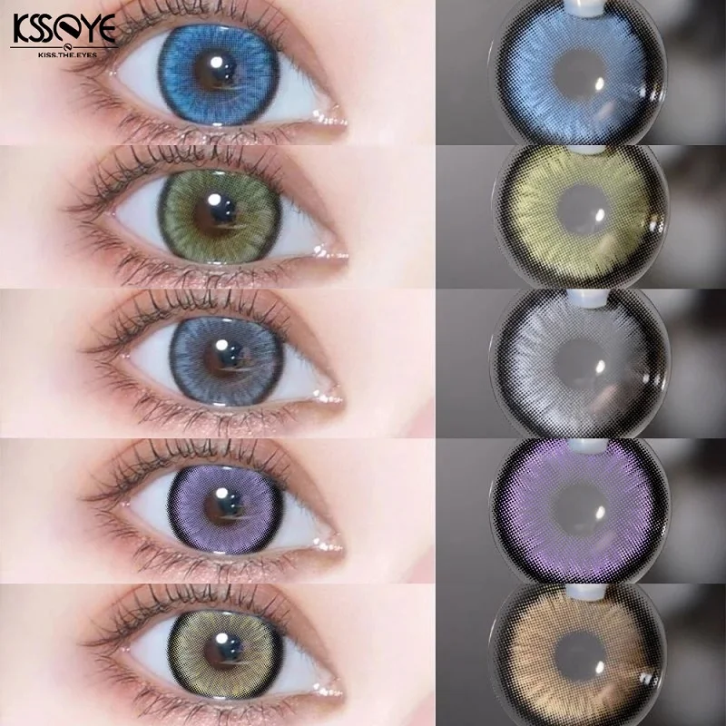 

Ksseye 2 шт. контактные линзы с диоптриями контактные линзы цветные натуральные контактные линзы большой диаметр рождественские фиолетовые коричневые линзы