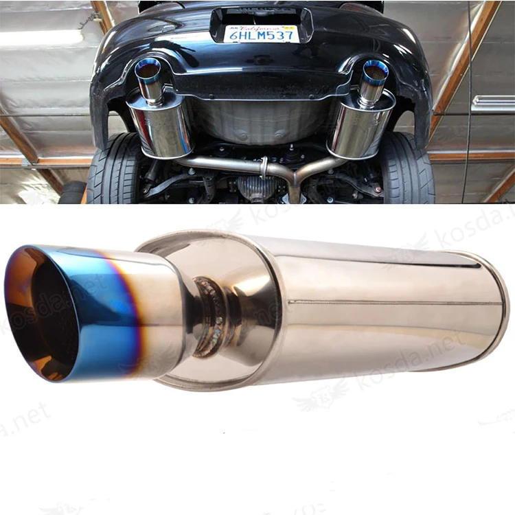 Exhaust System Titanium Car Exhasut Tip Muffler , Universal Exhaust Moto Muffler Pipe
Exhaust System Titanium Car Exhasut Tip Muffler , Universal Exhaust Moto Muffler Pipe