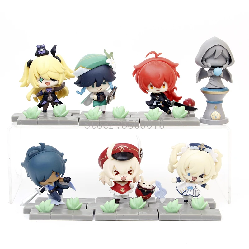 7pcs/set Genshin Impact Anime Figure Battlefield Heroes Theme Series Action Figure KLEE/DILUC/VENTI/FISCHL/KAEYA Figure Doll Toy
7pcs/set Genshin Impact Anime Figure Battlefield Heroes Theme Series Action Figure KLEE/DILUC/VENTI/FISCHL/KAEYA Figure Doll Toy