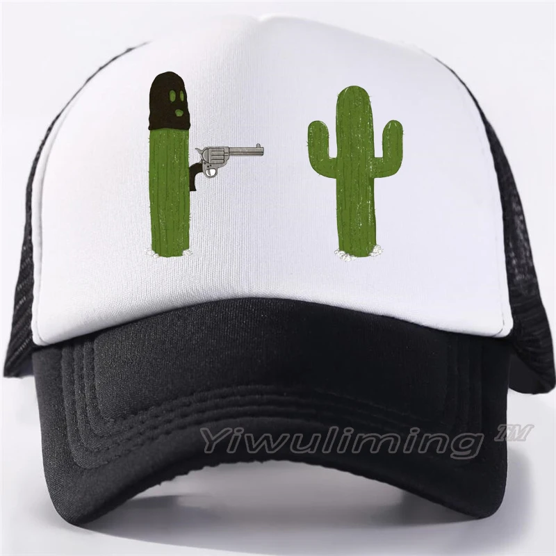 Cactus with Gun Unisex Mesh Cap Casual Plain Mesh Baseball Cap Adjustable Cool Hats For Women Men Hip Hop Trucker Hat
Cactus with Gun Unisex Mesh Cap Casual Plain Mesh Baseball Cap Adjustable Cool Hats For Women Men Hip Hop Trucker Hat