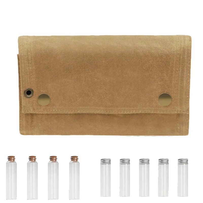 Outdoor Camping Spice Bottle Storage Bag BBQ Seasoning Bottle Canvas Bag Easy To Use
Outdoor Camping Spice Bottle Storage Bag BBQ Seasoning Bottle Canvas Bag Easy To Use